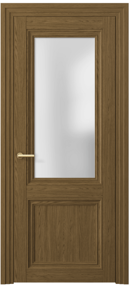 Межкомнатная дверь Centro 2524 Торфяной дуб Сатинированное стекло Цена 50899 ₽ | Volhovec