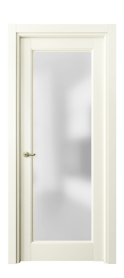 Межкомнатная дверь Toscana Rombo 6300 Бук молочно-белый Сатинированное стекло Цена 89099 ₽ | Volhovec