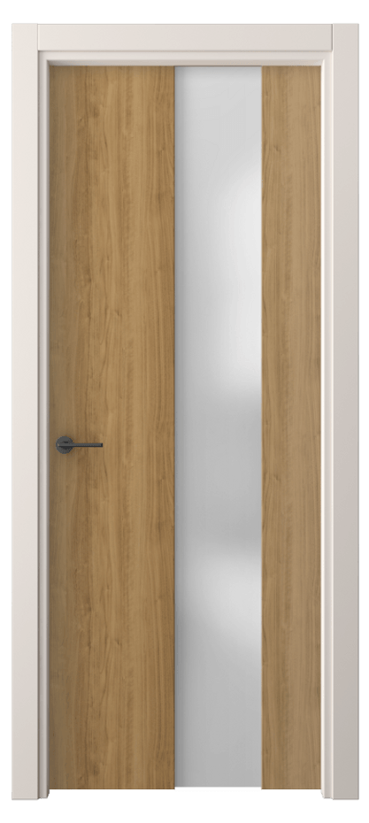 Межкомнатная дверь Freedom 4226 Грецкий орех Сатинированное стекло Цена 40799 ₽ | Volhovec