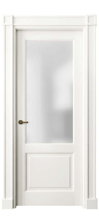 Межкомнатная дверь Toscana Plano 6302 Бук жемчуг Сатинированное стекло Цена 122479 ₽ | Volhovec