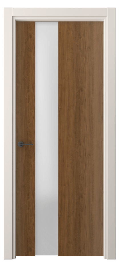 Межкомнатная дверь Freedom 4224 Лесной орех Сатинированное стекло Цена 40799 ₽ | Volhovec