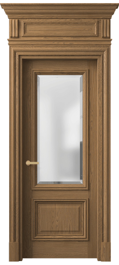 Дверь межкомнатная Antique 7302 Дуб мускатный матовый Сатинированное стекло с фацетом, 6 мм КЭП + Объёмный фриз + Карниз ДМС.М Цена 13090 AZE Наличники уже входят в базовый комплект. Фабрика дверей Волховец 8 (800) 551 43 19 Межкомнатная дверь Antique 7302 Дуб мускатный матовый Сатинированное стекло с фацетом, 6 мм Цена 13090 AZE | Volhovec