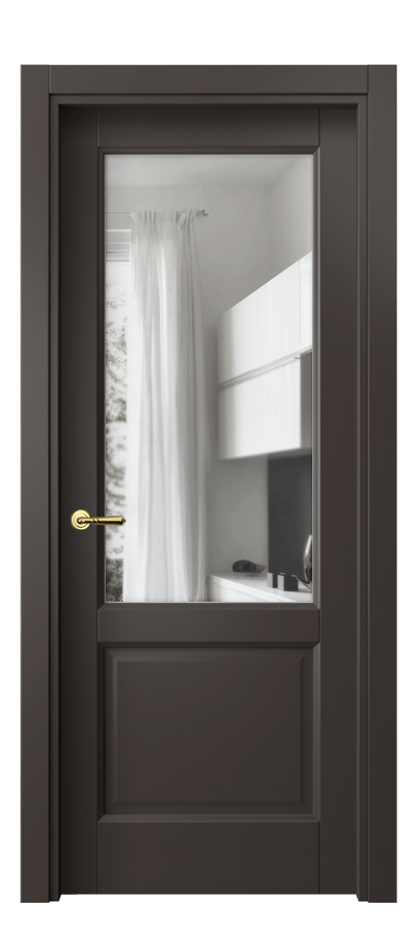 Дверь межкомнатная Galant 1422 Матовый антрацит Прозрачное стекло, 4 мм Гладкий наличник МАН Цена 54120 ₽ Наличники уже входят в базовый комплект. Фабрика дверей Волховец 8 (800) 551 43 19 Межкомнатная дверь Galant 1422 Матовый антрацит Прозрачное стекло, 4 мм Цена 54120 ₽ | Volhovec