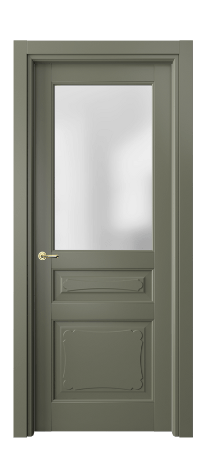 Межкомнатная дверь Toscana Elegante 6324 Бук оливковый тёмный Сатинированное стекло Цена 95399 ₽ | Volhovec