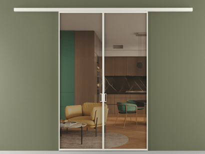 Алюминевая перегородка vd2_01 Бронза триплекс БЕЛ. Цвет Алюминий Белый. Материал Алюминий. Коллекция Перегородка Formato вдоль стены двустворчатая. Фото. Алюминевая перегородка vd2_01 Бронза триплекс БЕЛ. Цвет Алюминий Белый. Материал Алюминий. Коллекция Перегородка Formato вдоль стены двустворчатая. Картинка.