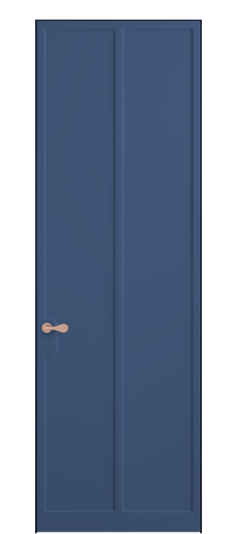 Дверь межкомнатная 7511 Отдалённо-синий RAL 5023. Цвет RAL Отдалённо-синий RAL 5023. Материал Гладкая эмаль. Коллекция Softform. Картинка.