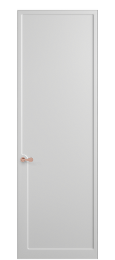 Дверь межкомнатная 7502 МБЛ. Цвет Матовый белоснежный. Материал Гладкая эмаль. Коллекция Softform. Картинка.