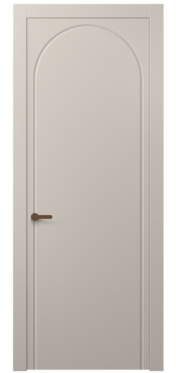 Дверь межкомнатная 8647 МСБЖ. Цвет Матовый светло-бежевый. Материал Гладкая эмаль. Коллекция Alba. Картинка.