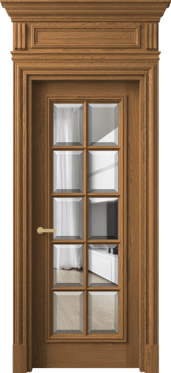 Дверь межкомнатная 7310 ДПР.М ПРОЗ Ф. Цвет Дуб пряный матовый. Материал Массив дуба матовый. Коллекция Antique. Картинка.