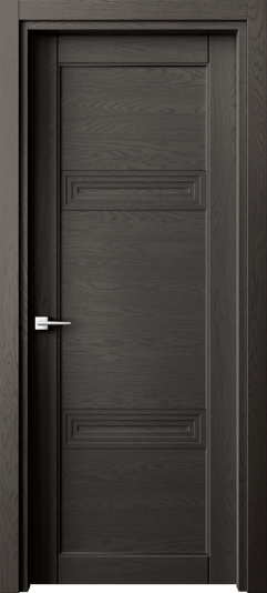 Дверь межкомнатная 6111 ДАН. Цвет Дуб антрацит. Материал Массив дуба эмаль. Коллекция Ego. Картинка.