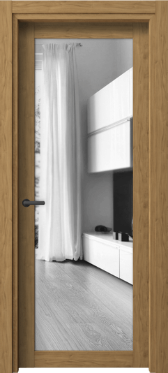 Дверь межкомнатная 2102 ГОР ДВ ЗЕР. Цвет Грецкий орех. Материал Ламинатин. Коллекция Neo. Картинка.