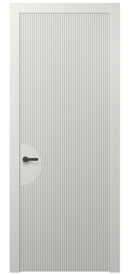 Дверь межкомнатная АКП 8624 МСР. Цвет Матовый серый. Материал Гладкая эмаль. Коллекция Dune. Картинка.