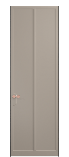 Дверь межкомнатная 7511 МБСК. Цвет Матовый бисквитный. Материал Гладкая эмаль. Коллекция Softform. Картинка.