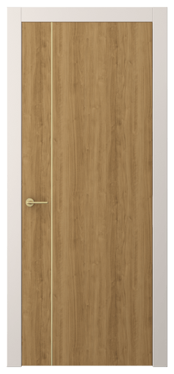 Дверь межкомнатная АКП 4201 ГОР Грецкий орех. Цвет Грецкий орех. Материал Ламинатин. Коллекция Freedom. Картинка.