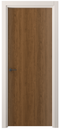 Дверь межкомнатная 0010 ЛОР. Цвет Лесной орех. Материал Ламинатин. Коллекция Freedom. Картинка.