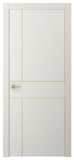 Дверь межкомнатная АКП 4209 ПЭБЛ. Цвет ПЭТ белоснежный. Материал ПЭТ. Коллекция Freedom. Картинка.