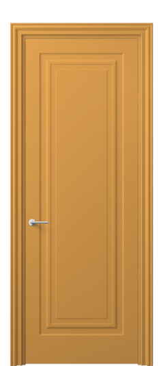 Дверь межкомнатная 8401 Пастельно-жёлтый RAL 1034. Цвет RAL Пастельно-жёлтый RAL 1034. Материал Гладкая эмаль. Коллекция Mascot. Картинка.