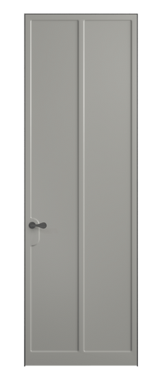 Дверь межкомнатная 7511 МНСР. Цвет Матовый нейтральный серый. Материал Гладкая эмаль. Коллекция Softform. Картинка.
