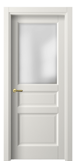 Дверь межкомнатная 1432 СТБЛ САТ. Цвет Софт-тач белоснежный. Материал Полипропилен. Коллекция Galant. Картинка.