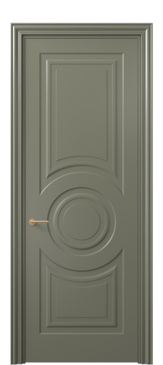 Дверь межкомнатная 8461 МОТ. Цвет Матовый оливковый тёмный. Материал Гладкая эмаль. Коллекция Mascot. Картинка.