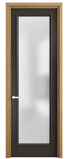 Дверь межкомнатная 6702 БАН САТ. Цвет Бук антрацит. Материал Массив бука эмаль. Коллекция Charm. Картинка.