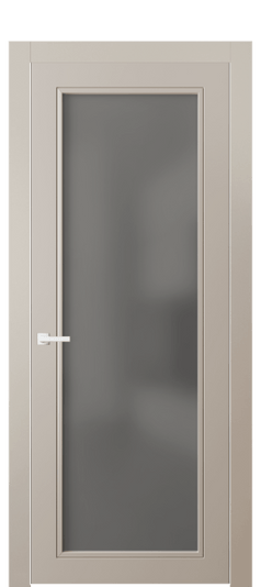 Дверь межкомнатная 8000 МСБЖ СЕР САТ. Цвет Матовый светло-бежевый. Материал Гладкая эмаль. Коллекция Neo Classic. Картинка.