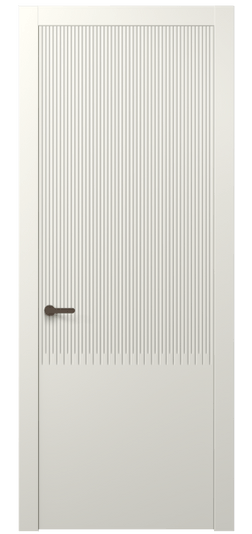 Дверь межкомнатная АКП 8627 МЖМ. Цвет Матовый жемчужный. Материал Гладкая эмаль. Коллекция Дюна. Картинка.
