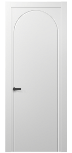Дверь межкомнатная 8647 МБЛ. Цвет Матовый белоснежный. Материал Гладкая эмаль. Коллекция Alba. Картинка.