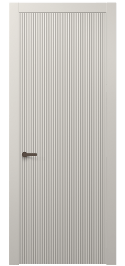 Дверь межкомнатная АКП 8621 МОС. Цвет Матовый облачно-серый. Материал Гладкая эмаль. Коллекция Dune. Картинка.