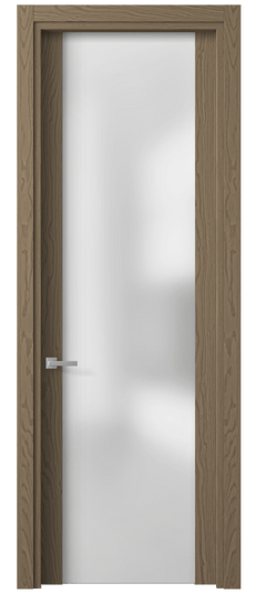 Дверь межкомнатная 4114 МШДД САТ. Цвет Дуб дымный. Материал Мультишпон. Коллекция Planum. Картинка.