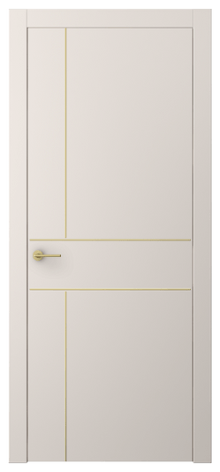 Дверь межкомнатная АКП 4209 ПЭТБ. Цвет ПЭТ тёплый-белый. Материал ПЭТ. Коллекция Freedom. Картинка.