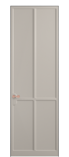 Дверь межкомнатная 7531 МСБЖ. Цвет Матовый светло-бежевый. Материал Гладкая эмаль. Коллекция Softform. Картинка.