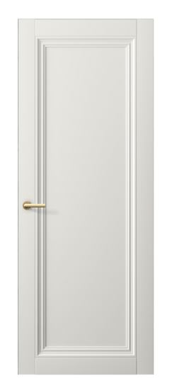 Дверь межкомнатная 2501 ПЭБЛ. Цвет ПЭТ белоснежный. Материал ПЭТ. Коллекция Centro. Картинка.