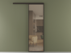 Перегородка Формато вдоль стены 1 створка