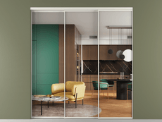 Перегородка Formato внутри проёма телескопик синхро 2