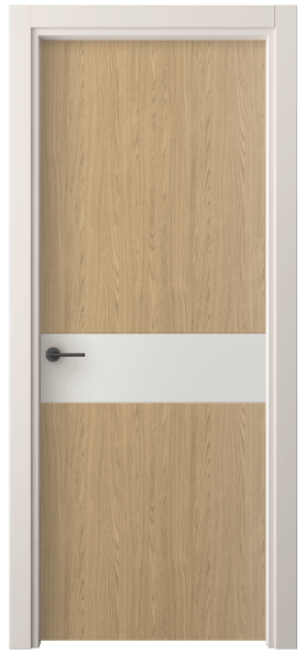 Дверь межкомнатная 4221 ЖМД. Цвет Жемчужный дуб. Материал Ламинатин. Коллекция Freedom. Картинка.
